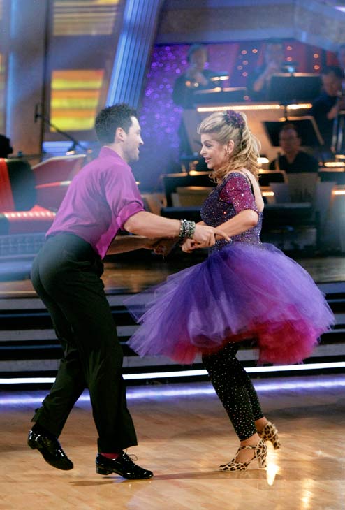 Kirstie Alley and her partner Maksim...
