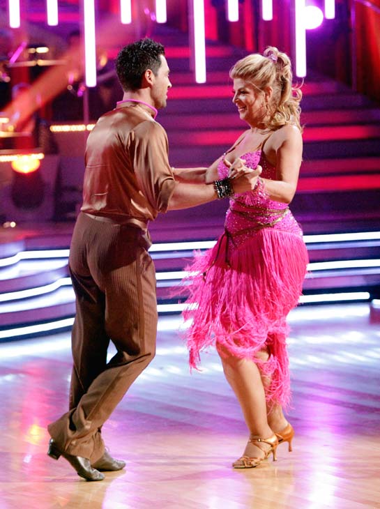 Kirstie Alley and her partner Maksim...