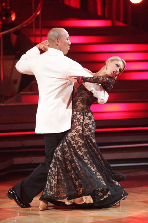 Hines Ward and his partner Kym Johnson received...