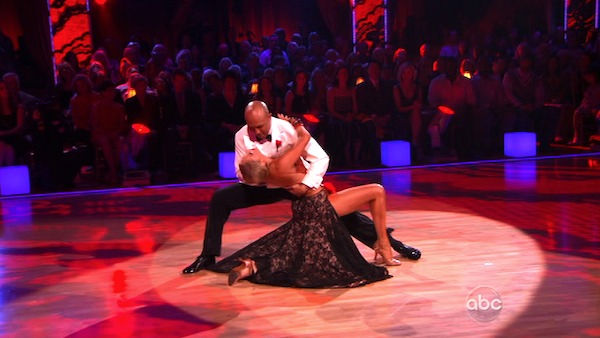 Hines Ward and his partner Kym Johnson received...