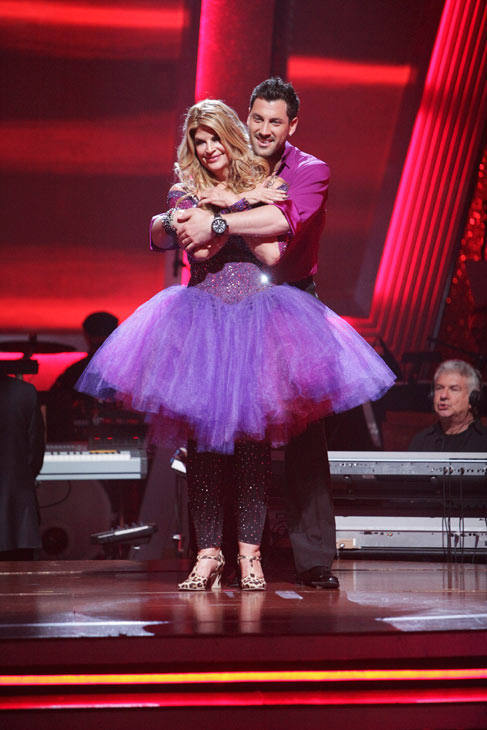 Kirstie Alley and her partner Maksim...