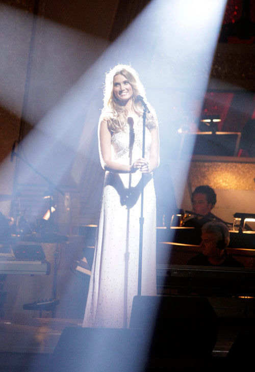 Australian singer Delta Goodremstepped in for...