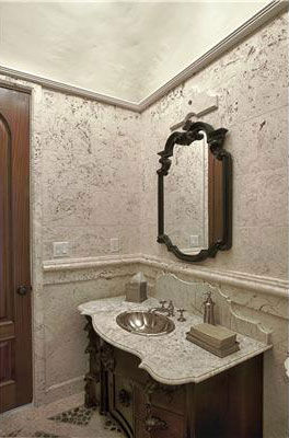 One of eight bathrooms inside Anna Kournikova's...