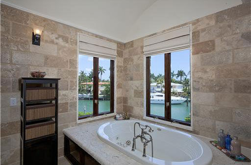 One of eight bathrooms inside Anna Kournikova's...