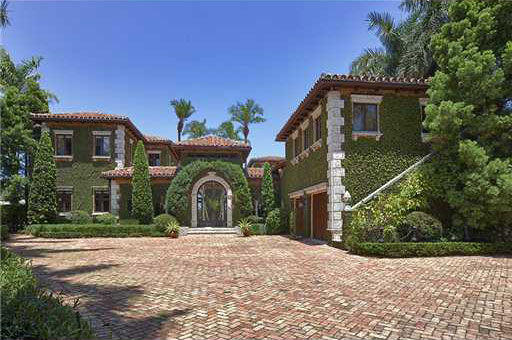 Anna Kournikova's Miami Beach home. The...