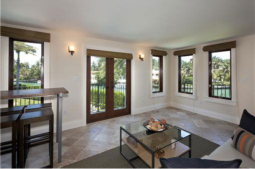 The office inside Anna Kournikova's Miami Beach...