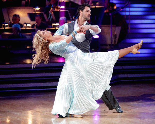 Kirstie Alley and her partner Maksim...