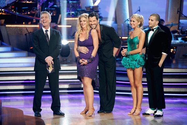 Hines Ward and his partner Kym Johnson won the...
