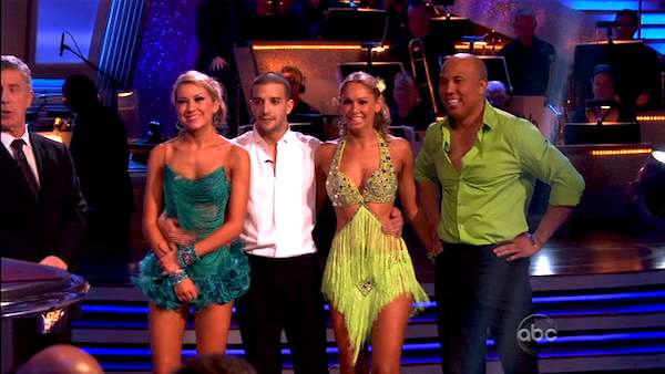 Hines Ward and his partner Kym Johnson won the...
