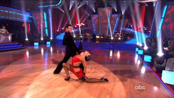 Ralph Macchio and his partner Karina Smirnoff...