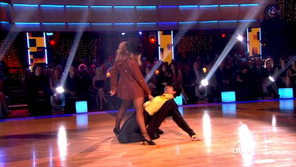 Ralph Macchio and his partner Karina Smirnoff...