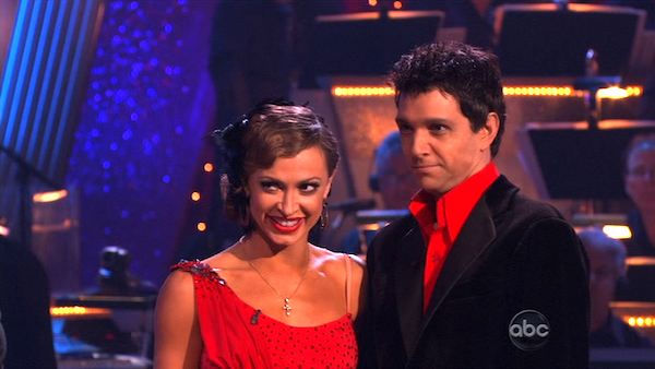 Ralph Macchio and his partner Karina Smirnoff...
