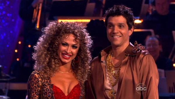 Ralph Macchio and his partner Karina Smirnoff...