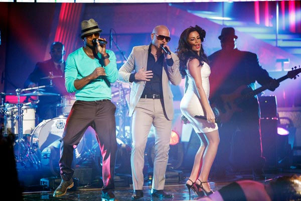 Pitbull also stopped by to perform 'Give Me...