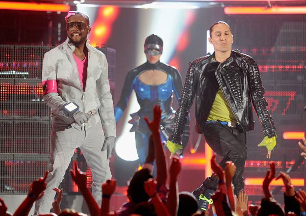 The Black Eyed Peas perform at the 2011...
