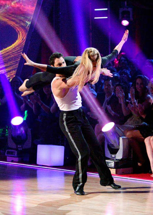 Kirstie Alley and her partner Maksim...