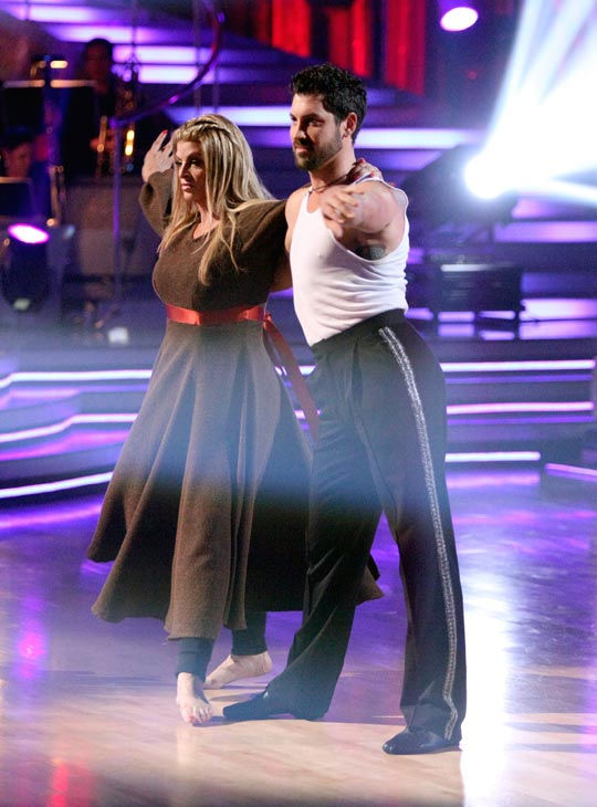 Kirstie Alley and her partner Maksim...