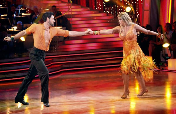 Kirstie Alley and her partner Maksim...