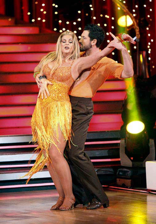 Kirstie Alley and her partner Maksim...