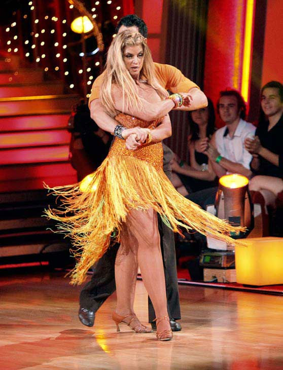 Kirstie Alley and her partner Maksim...