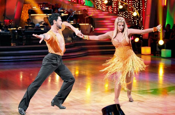 Kirstie Alley and her partner Maksim Chmerkovskiy dance a Samba and a Freestyle dance on week ten of 'Dancing With The Stars.' The judges gave the couple 27 out of 30 for their Samba and 27 points out of 30 for their Freestyle. The couple earned a total o