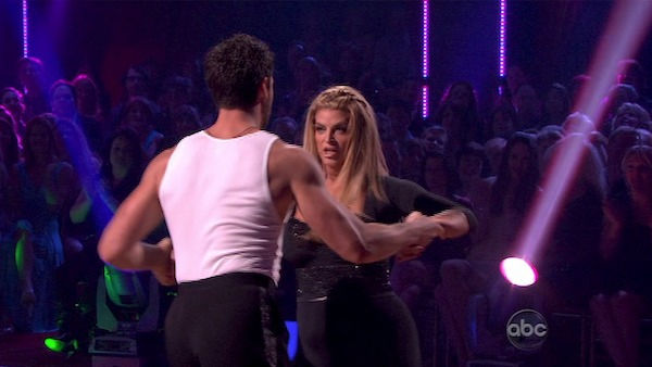 Kirstie Alley and her partner Maksim Chmerkovskiy dance a Samba and a Freestyle dance on week ten of 'Dancing With The Stars.' The judges gave the couple 27 out of 30 for their Samba and 27 points out of 30 for their Freestyle. The couple earned a total o