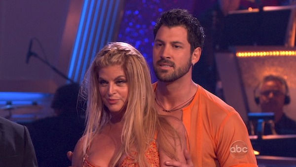 Kirstie Alley and her partner Maksim...