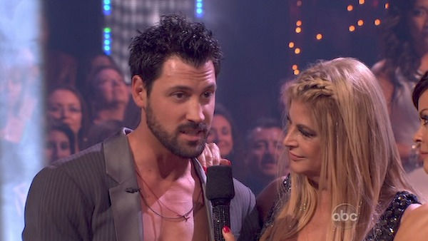 Kirstie Alley and her partner Maksim...