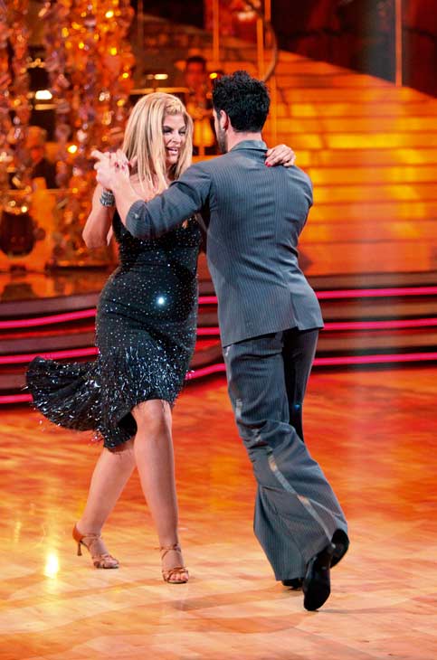 Kirstie Alley and her partner Maksim...