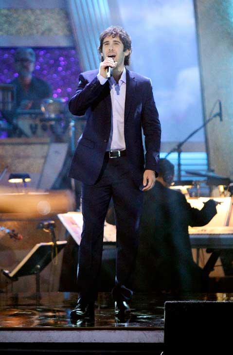 Josh Groban performed 'You Raise Me Up' during...