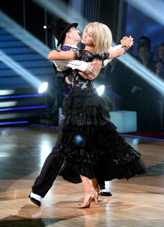 Chelsea Kane and her partner Mark Ballas...