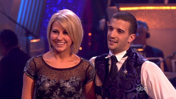 Chelsea Kane and her partner Mark Ballas...