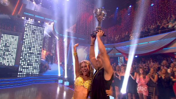 Hines Ward and his partner Kym Johnson were...