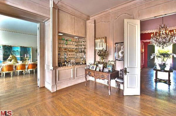 A view of Zsa Zsa Gabor's 4-bedroom, 5.5...