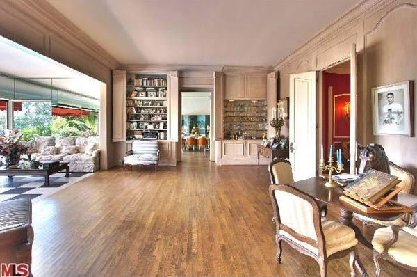 A view of Zsa Zsa Gabor's 4-bedroom, 5.5...