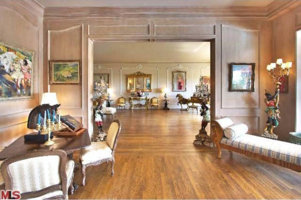 A view of Zsa Zsa Gabor's 4-bedroom, 5.5...
