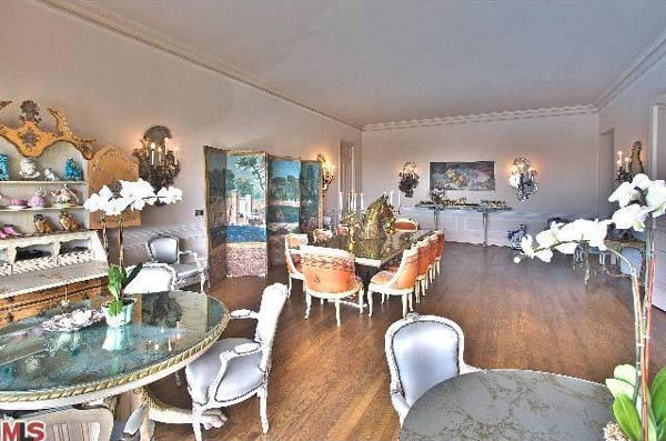 A view of Zsa Zsa Gabor's 4-bedroom, 5.5...