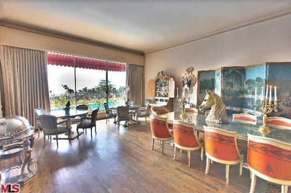 A view of Zsa Zsa Gabor's 4-bedroom, 5.5...