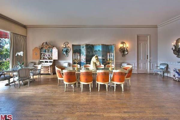 A view of Zsa Zsa Gabor's 4-bedroom, 5.5...