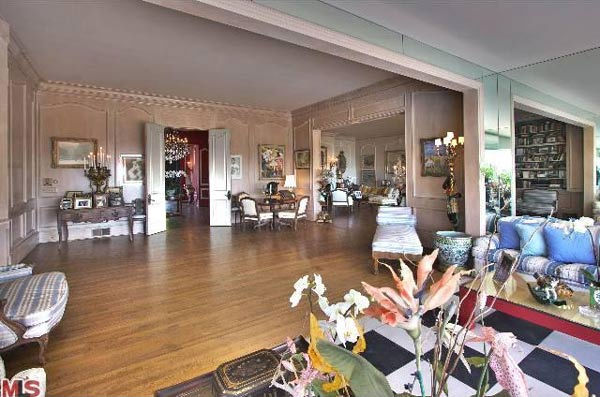 A view of Zsa Zsa Gabor's 4-bedroom, 5.5...