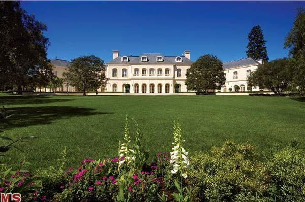 The grounds of Aaron Spelling's 57,000-square...