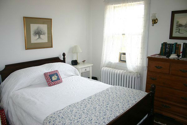 The master bedroom in the five-bedroom home...