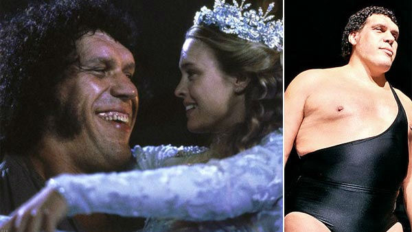 Andre the Giant and Robin Wright appear in a...