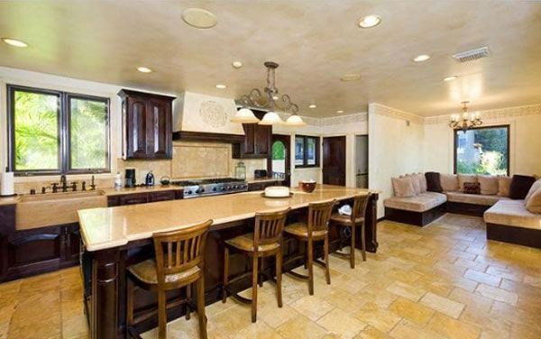 The kitchen at Katy Perry and Russell Brand's...