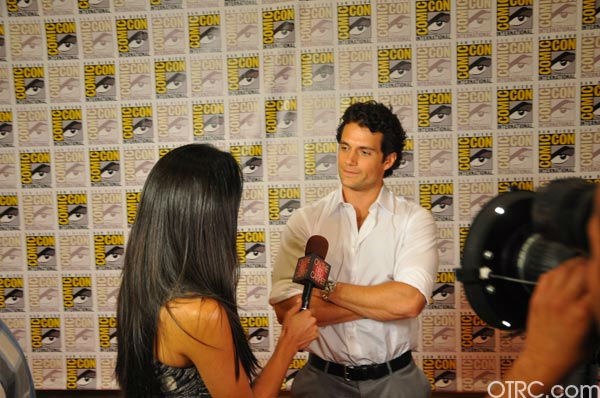 'Immortals' actor Henry Cavill talks to...