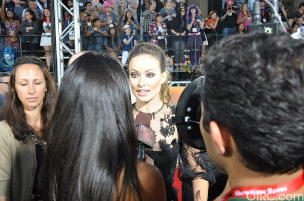 'Cowboys & Aliens' actress Olivia Wilde...