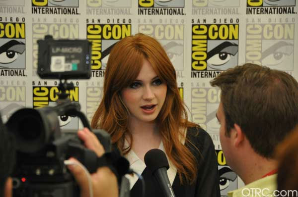 'Dr. Who' actress Amy Pond appears in a photo at San Diego Comic-Con on Sunday, July 24, 2011.