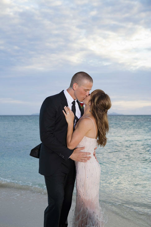 Ashley Hebert and J.P. appear in a scene from...