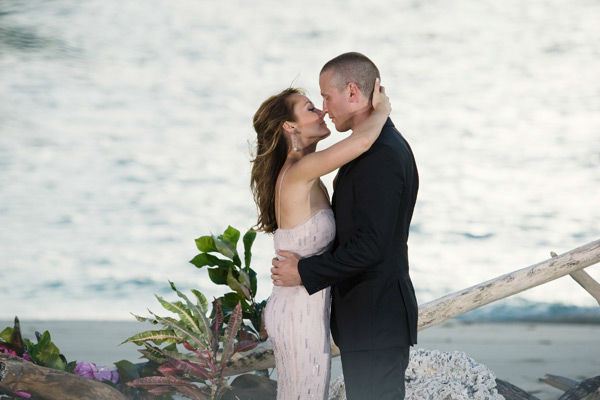 Ashley Hebert and J.P. appear in a scene from...