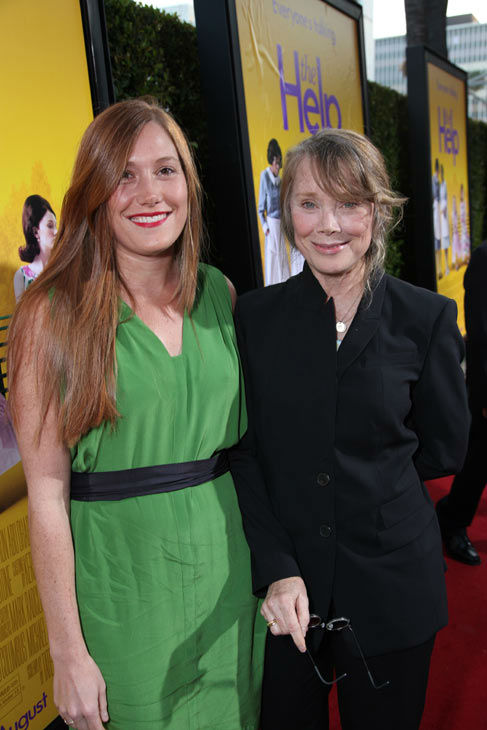Schuyler Fisk and Star Sissy Spacek arrive at...